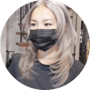 long ash blonde layered hair