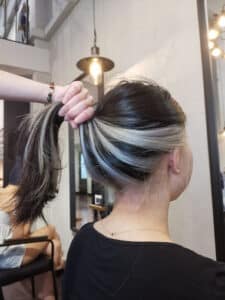 Bugis cut hair
